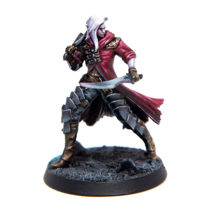 Eldfall Chronicles játék kiegészítő, Thenrin Swashbuckler, Freecompany, 1 miniatúra, szürke