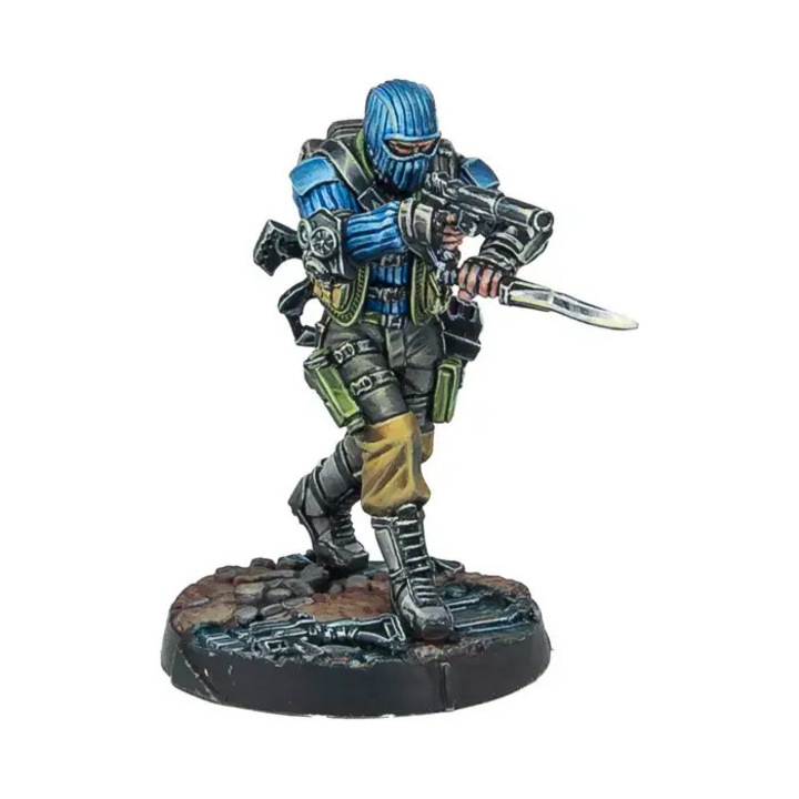 Разширение за игра Infinity, Ariadna 1st Highlander S.A.S. Chain Rifle, Corvus Belli, 1 миниатюра, сив