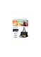 Geanta dama 2in1, negru, compartiment laptop 15.6", 37x15x14cm, portofel 22x13cm