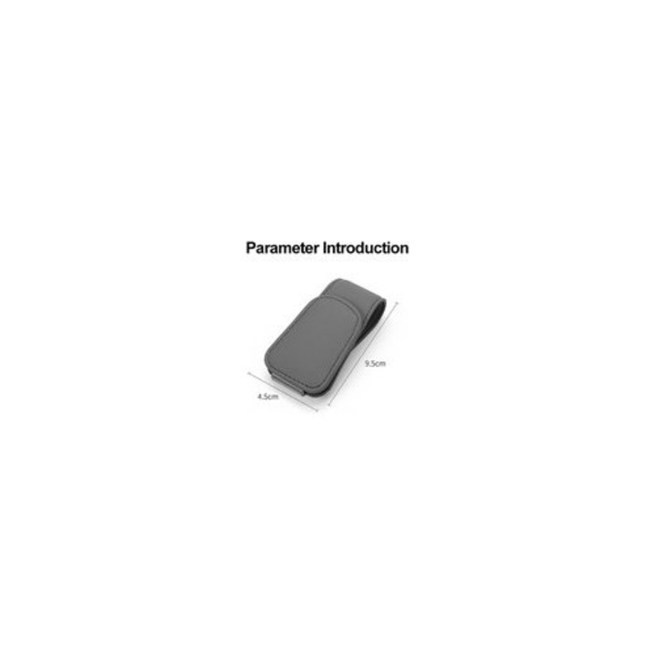 Suport ochelari auto multifunctional pentru parasolar, negru, universal