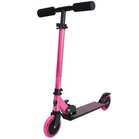 Trotineta copii pliabila, roz, Lamborghini Kick'n'Roll L6 120, ghidon reglabil, design sport, 8+ ani, suport maxim 50 kg
