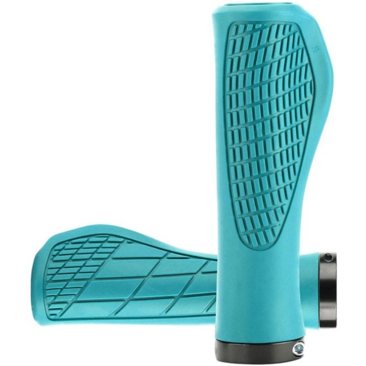 Kerékpár markolatok, gumi, ergonomikus, csúszásmentes, ütéscsillapító, 22mm, fekete