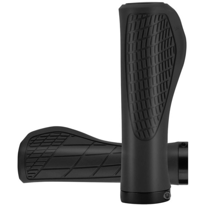 Kerékpár markolatok, gumi, ergonomikus, csúszásmentes, ütéscsillapító, 22mm, fekete
