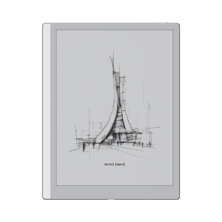 Tableta E-Ink Boox GO 10 GEN II, 10.3 inch, Octa-Core, 4GB RAM, 64 GB, Android 15, Alb