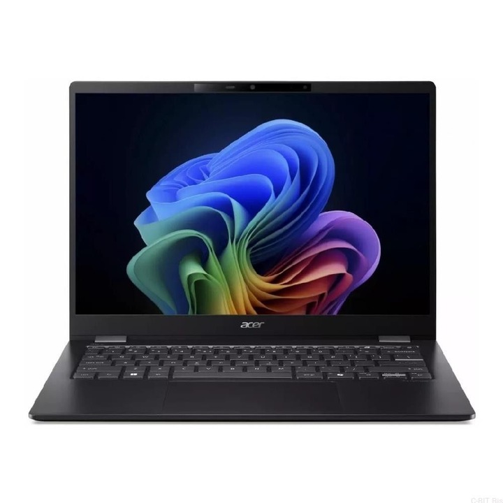 Laptop Acer NoteBook travelmate p6, 14 inch 1920 x 1200 pixeli, Intel Core Ultra 5 226V 8 C / 8 T, 4.50 GHz, 8 MB Smart Cache cache, 37 W, 16 GB LPDDR5X, 512 GB SSD, Intel 130V, Windows 11 Pro, Tastatura English, Negru