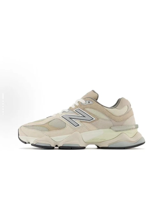 Спортни обувки, New Balance унисекс 9060, от велур и мрежа, дебела подметка, морска сол, 38EU