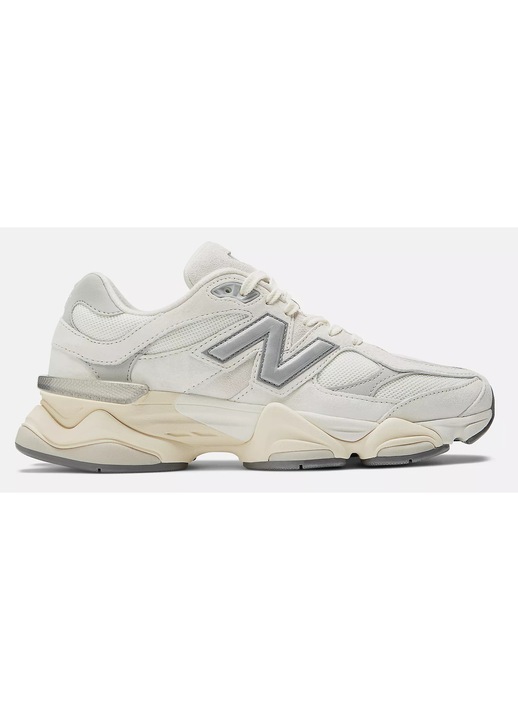 New Balance, Спортни обувки 9060 с кожа, Сив