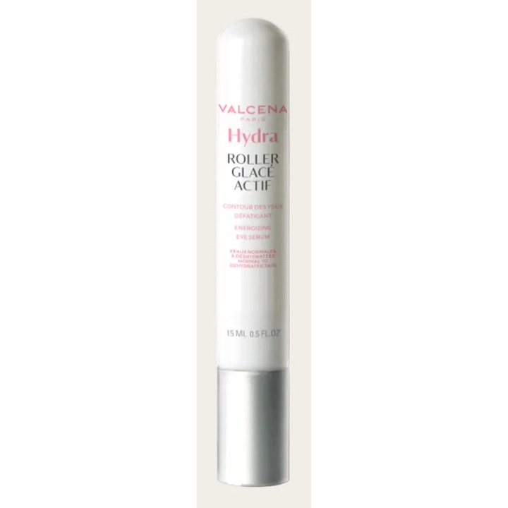 Szemkörnyékápoló szérum, Valcena, ROLLER GLACÉ ACTIF, Revitalizáló kezelés hűsítő hatással, 15 ml