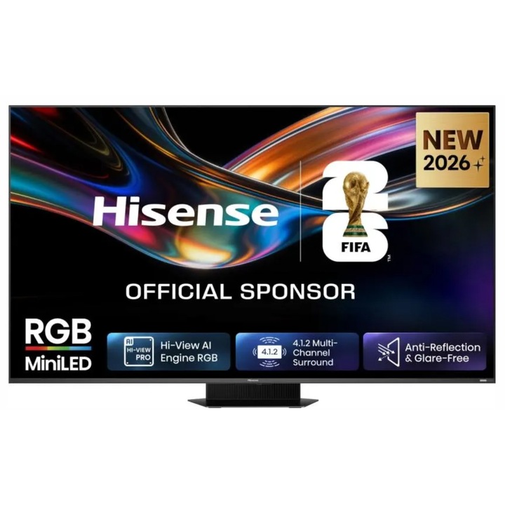 Televízió MiniLED Hisense 165 cm 65" 65UR9DS, Ultra HD 4K, Smart TV, WiFi, CI+