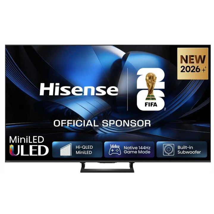 Televízió ULED MiniLED Hisense 190 cm 75" 75U7DSE, Ultra HD 4K, Smart TV, WiFi, CI+