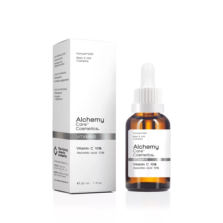 ALCHEMY Ragyogást adó szérum, stabilizált C-vitaminnal, pigmentfolt csökkentés, 30ml