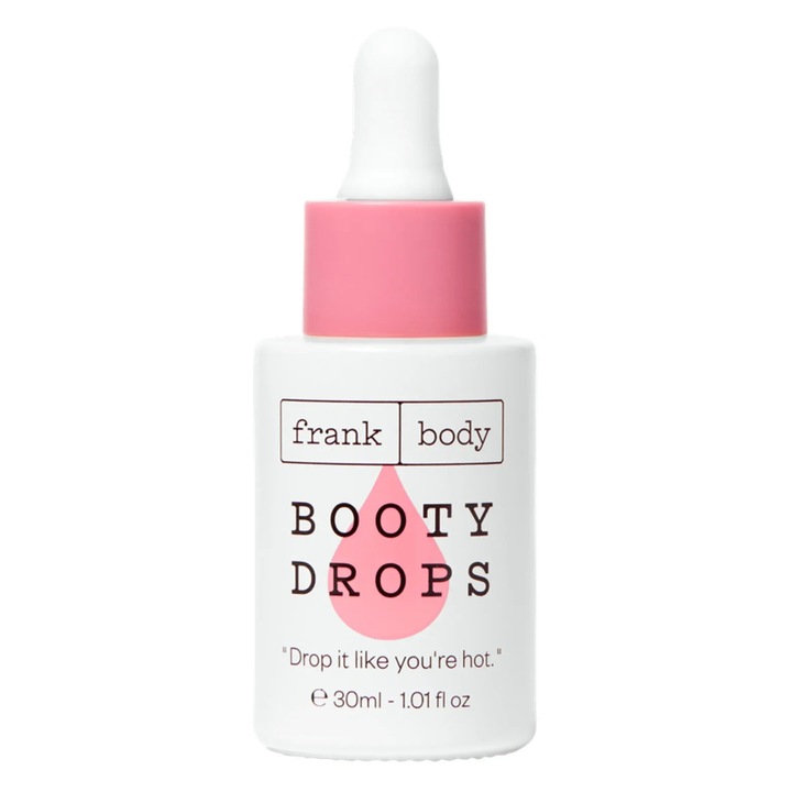 Bőrfeszesítő olaj combra és fenékre, Booty Drops, Frank Body, 30 ml