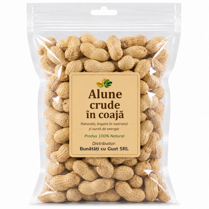 Alune de Pamant in Coaja (Arahide) – Crude, Naturale, Calitate Premium, 500 g