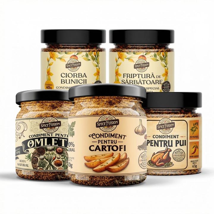 Bestseller Box: 5 Arome de Poveste - Cele mai iubite condimente, intr-un singur pachet
