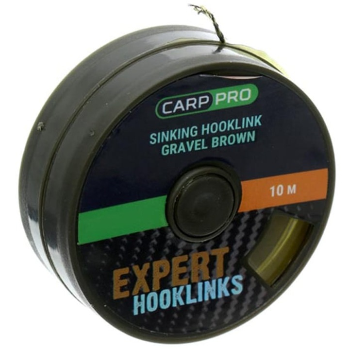 Текстилен повод Carp Pro Gravel Brown Sinking 25lb/10m