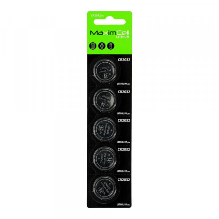 Baterie MaximCell, CR2032, Set 5 bucati