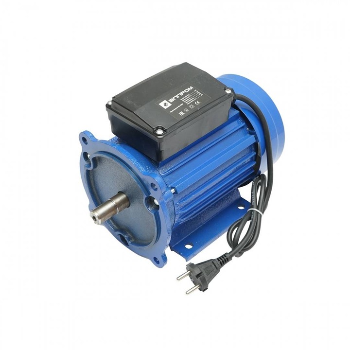 Egyfázisú villanymotor 220V, 1.1 KW, tengelyátmérő 19mm