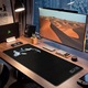 Mousepad gaming XXL 800x300x3mm antiderapant impermeabil negru