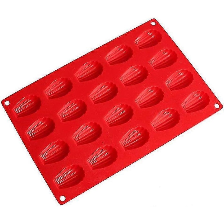 Tava copt mini silicon rosu 30x20x1.2cm