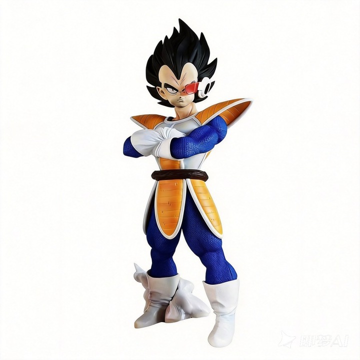 Фигурка Аниме Dragon Ball, Vegeta със сайън скенер, височина 29см, материал PVC