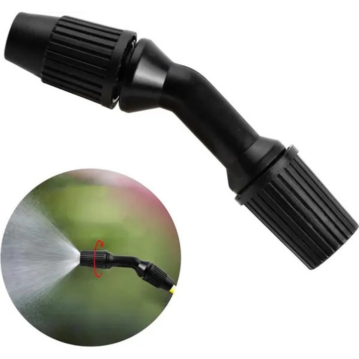 Cap de pulverizare plastic pentru stropitori agricole 9.2x1.7cm negru reglabil