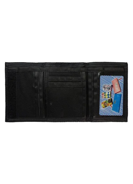 Gyerek pénztárca, többszínű, 12.5x9cm, Oxford Polyester, tépőzáras