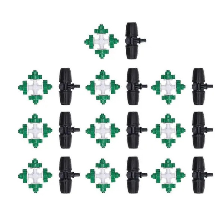 Set 10 duze pulverizare plastic pentru irigare 8x12mm