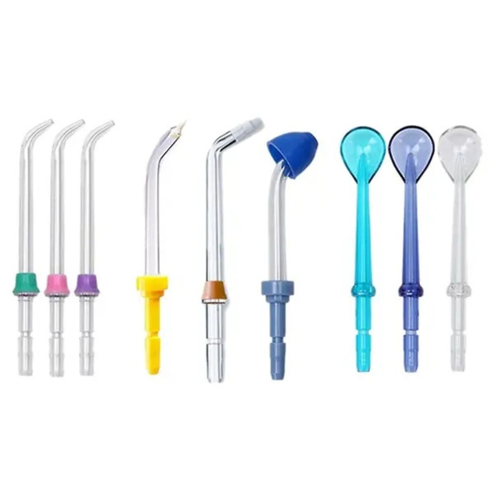 Set 9 duze irigator oral ABS multicolor 11cm