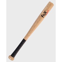 Bata De Baseball, Fox Outdoor, American Baseball, 38 cm, Lemn Natural, Lemn Masiv Lacuit, Maner Cu Banda Antialunecare, Impregnare Contra Umiditatii, Echipament Sportiv Ambidextru, Accesoriu Supravietuire, Design Durabil