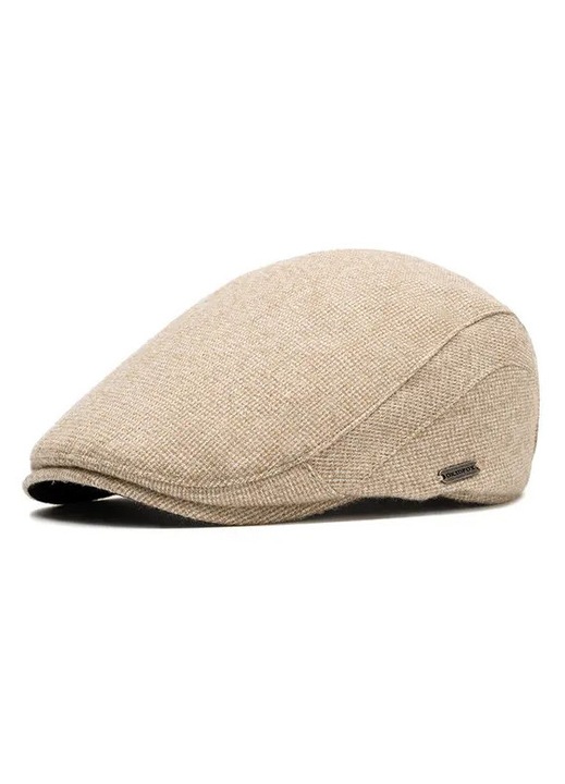 Sapca barbati moderna, bumbac si nylon, negru bej gri, S M L