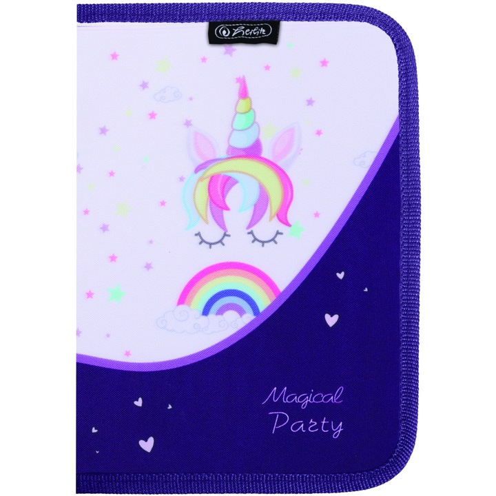 Penar echipat, 26 piese, 1 clapa, Unicorns, Herlitz
