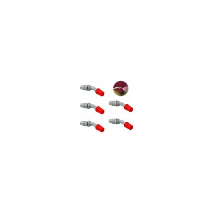 Set 5 duze irigare plastic reglabile multicolor