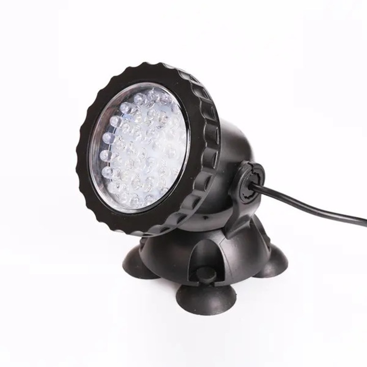 RGB подводна аквариумна лампа, дистанционно управление, регулируема на 180°, IP68, многоцветна