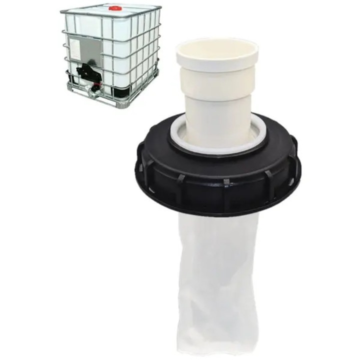 Capac rezervor IBC 180 cu filtru nylon negru 16.5cm