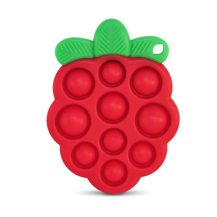 Jucarie dentitie RaZbaby Soc fruct silicon 3m+