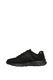 Skechers, Pantofi sport cu garnitura de piele Satisfaction-Flash Point, Negru, 40