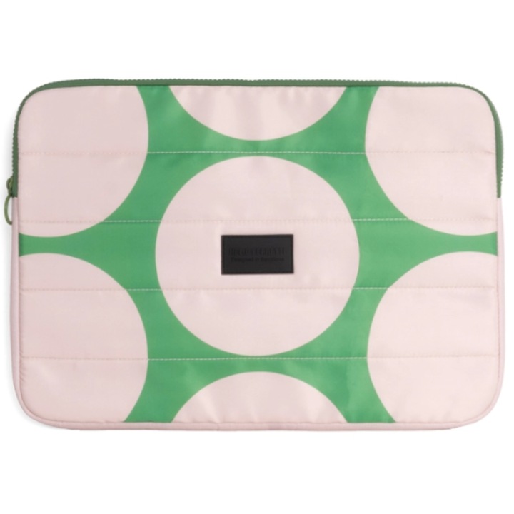 Husa de laptop - Lime Green, Verde, Textil, 26 cm x 37 cm
