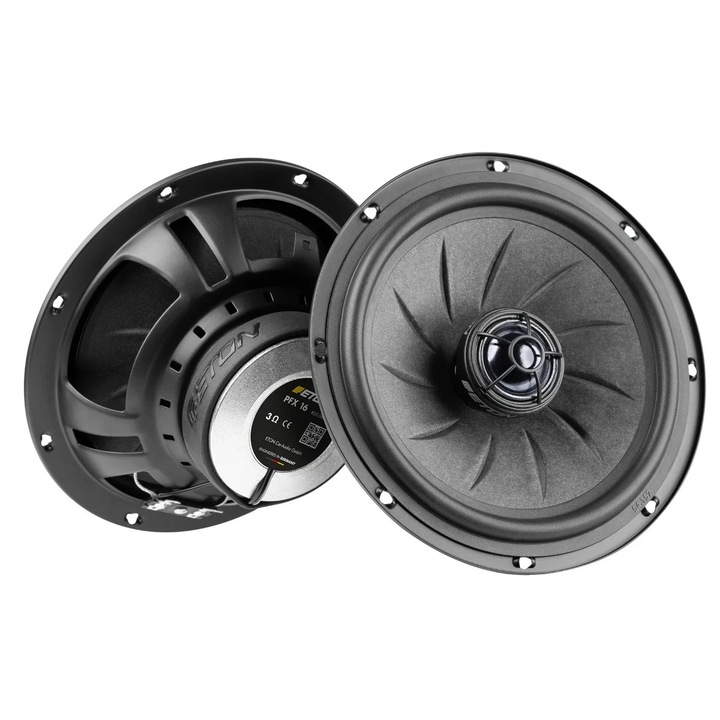 Set coaxiale Eton PFX 16, diametru 16.5 cm, 70W RMS, 3 Ohm, adancime de instalare 66mm