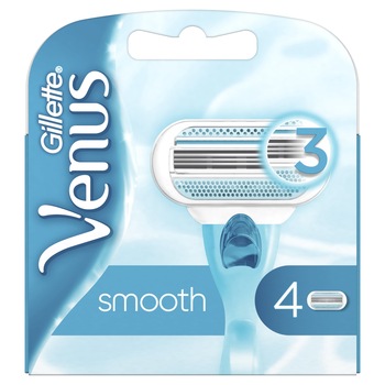 Rezerve aparat de ras Gillette Venus Smooth, 4 buc Rezerve aparat de ras Gillette Venus Smooth, 4 buc