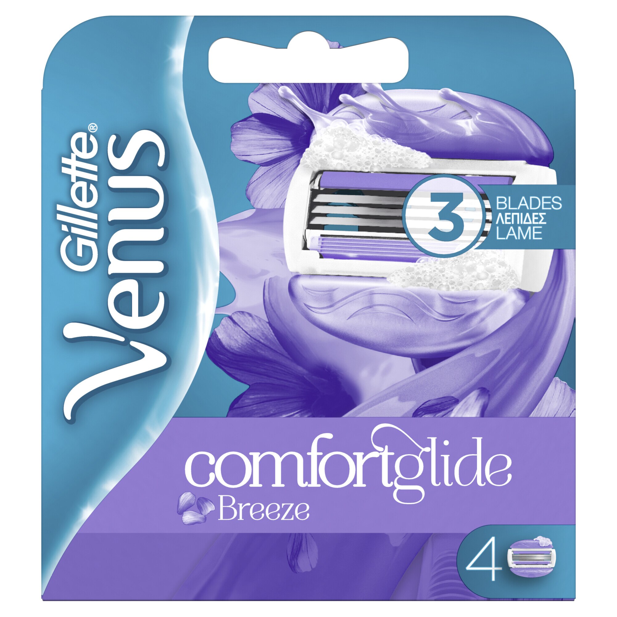 Rezerve aparat de ras Gillette Venus Breeze, 4 buc