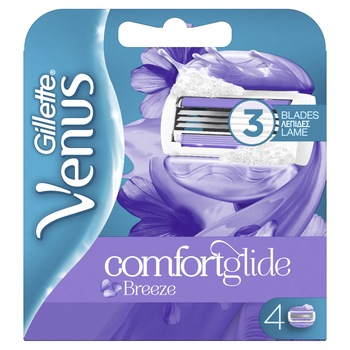 Rezerve aparat de ras Gillette Venus Breeze, 4 buc Rezerve aparat de ras Gillette Venus Breeze, 4 buc