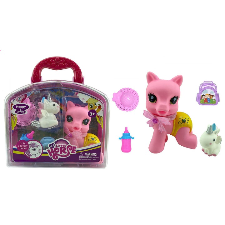 Комплект пони, Armtoys, еднорог и аксесоари, куфар