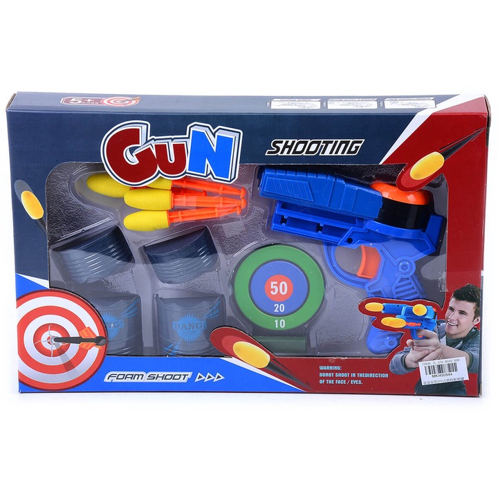 Пистолет Armtoys с мишени и кенчета