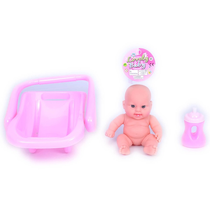 Кукла бебе Armtoys с кош и шише