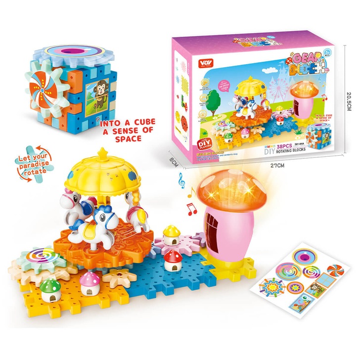 Конструктор Armtoys, въртележка, 38 части