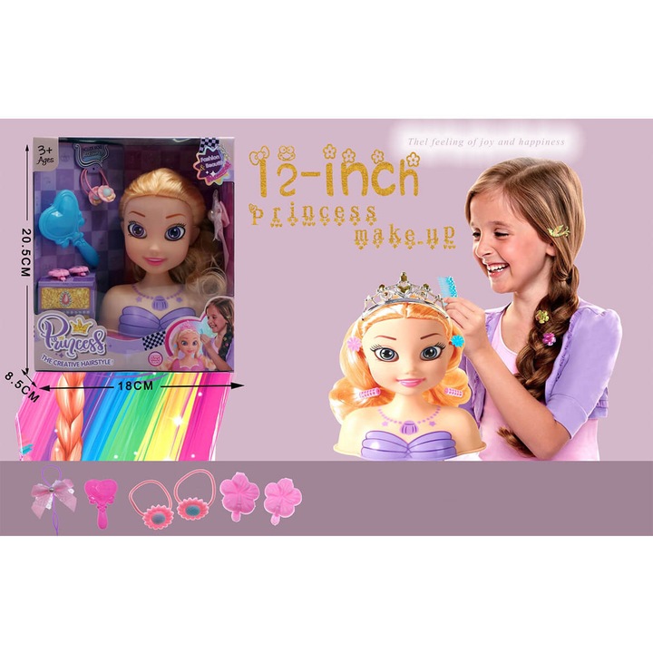 Глава за прически Armtoys, принцеса