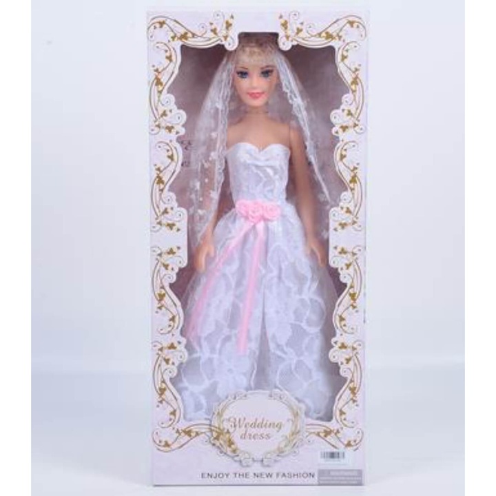 Голяма кукла булка с воал, 45 см, Armtoys
