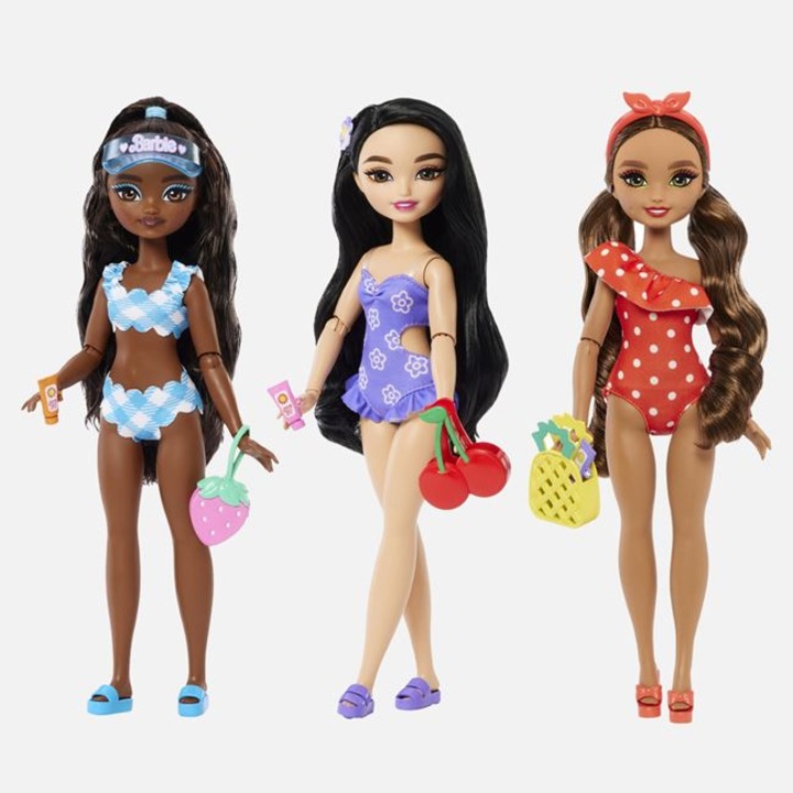 CATIANO Barbie Dream Besties baba, fürdőruha, műanyag