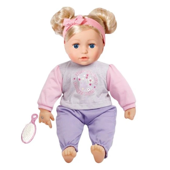 Puha testű baba & hangok 43cm