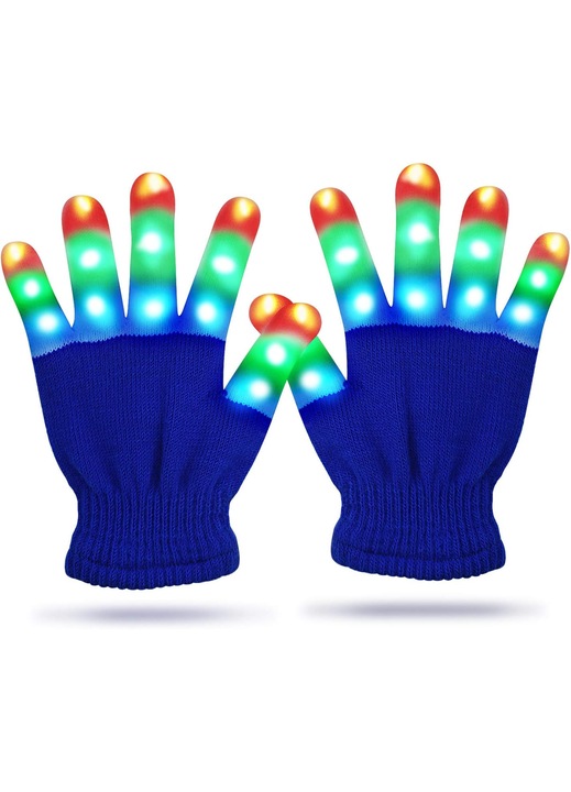 Manusi copii HERUSI LED multicolor 4-8 ani
